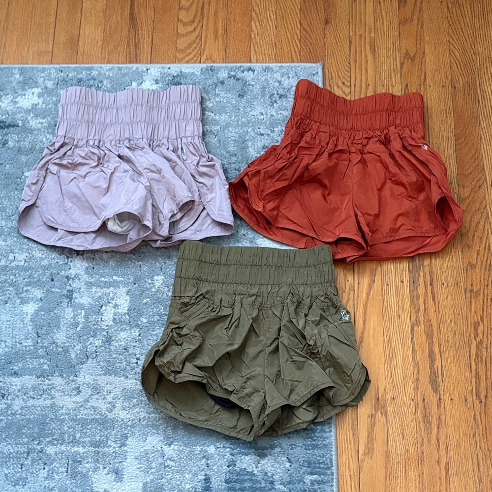 LOT OF 3! FP Movement The Way Home Run Shorts, ALL Women’s XS